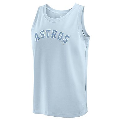 Men's Fanatics Light Blue Houston Astros Elements Tank Top