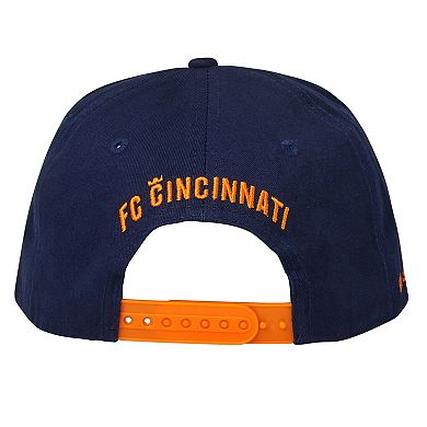 Unisex Live Breathe Futbol Navy FC Cincinnati Snapback Hat