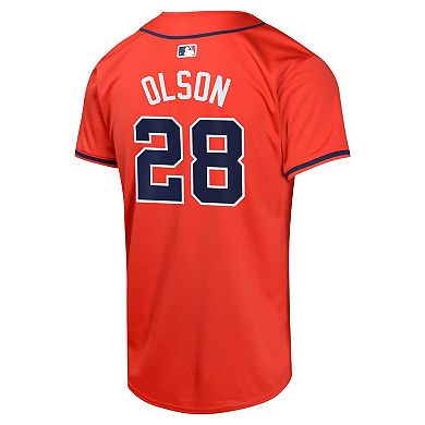 Youth Nike Matt Olson Red  Atlanta Braves Alternate Limited Player Jersey