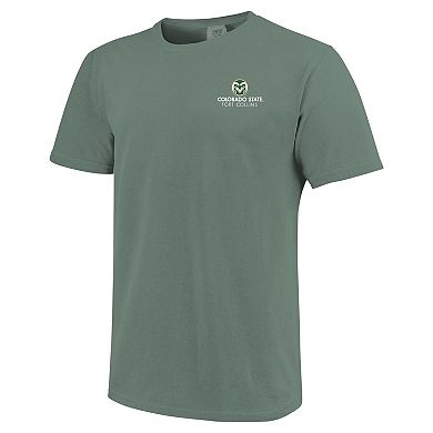 Unisex Green Colorado State Rams Scenic Comfort Colors T-Shirt