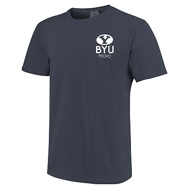 Unisex Navy BYU Cougars Scenic Comfort Colors T-Shirt