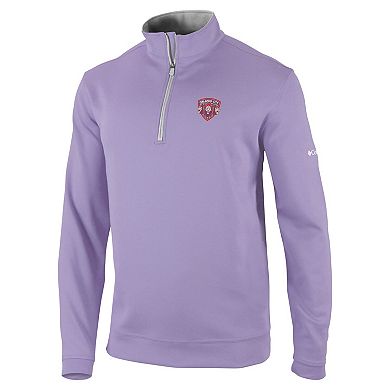 Men's Columbia Purple Orlando City SC Wickham Hills Omni-Wick Quarter-Zip Jacket