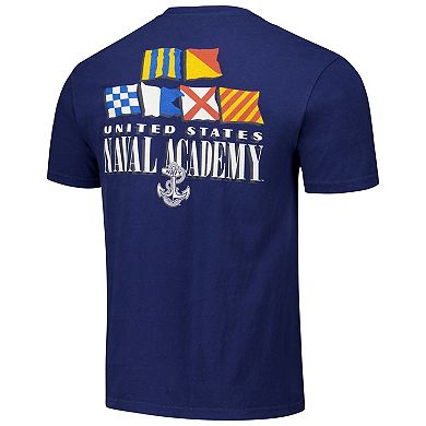 Unisex Navy Navy Midshipmen Hyper Local Nautical Flags Phrase T-Shirt