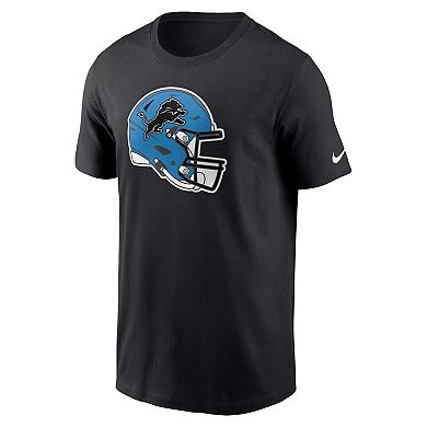 Men's Nike Black Detroit Lions Essential Logo T-Shirt