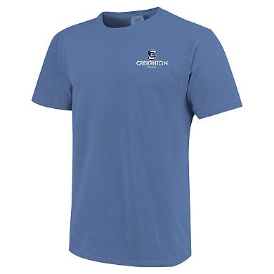 Unisex Blue Creighton Bluejays Scenic Comfort Colors T-Shirt