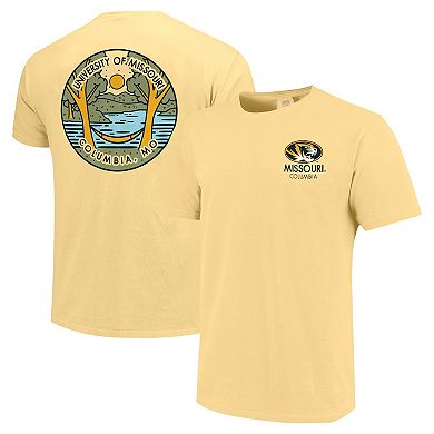 Unisex Gold Missouri Tigers Scenic Comfort Colors T-Shirt