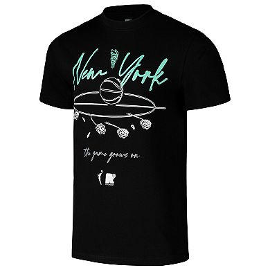 Unisex round21 Black New York Liberty Home Court T-Shirt