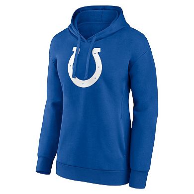 Women's Fanatics Royal Indianapolis Colts Team Primary Logo Pullover Hoodie