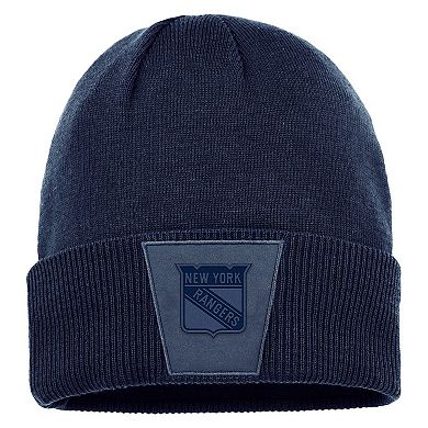 Men's Fanatics Navy New York Rangers Authentic Pro Road Cuffed Knit Hat