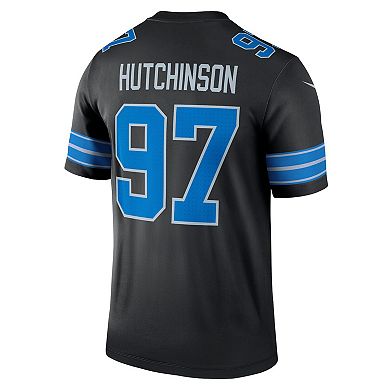 Men's Nike Aidan Hutchinson Black Detroit Lions Legend Jersey