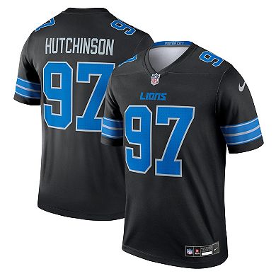 Men's Nike Aidan Hutchinson Black Detroit Lions Legend Jersey