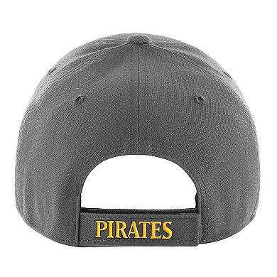 Youth '47 Charcoal ECU Pirates Basic MVP Adjustable Hat