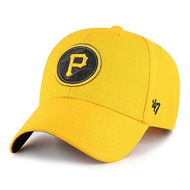 Men's '47  Gold Pittsburgh Pirates 2023 City Connect MVP Adjustable Hat