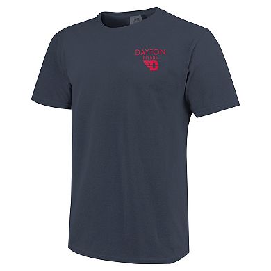 Unisex Navy Dayton Flyers Scenic Comfort Colors T-Shirt