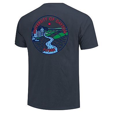 Unisex Navy Dayton Flyers Scenic Comfort Colors T-Shirt