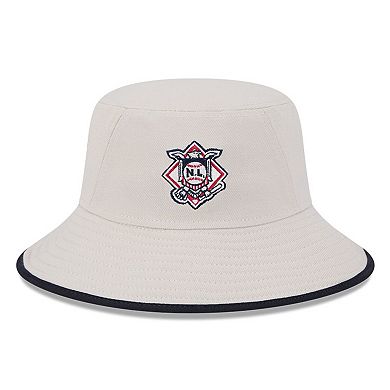 Men's New Era  Khaki Milwaukee Brewers 2024 Fourth of July Bucket Hat