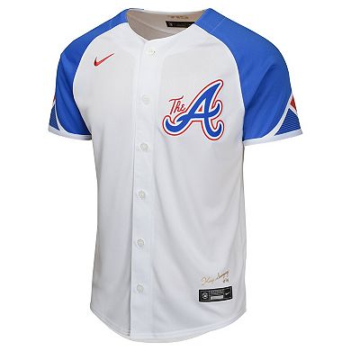 Youth Nike  White Atlanta Braves City Connect Limited Jersey