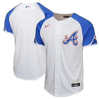 Youth Nike  White Atlanta Braves City Connect Limited Jersey