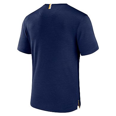 Men's Fanatics  Navy Cal Bears Defender Rush T-Shirt