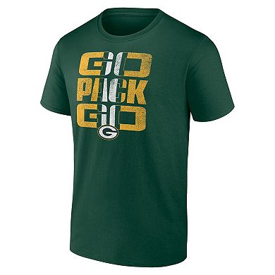 Men's Fanatics Green Green Bay Packers Hometown Offensive Drive T-Shirt