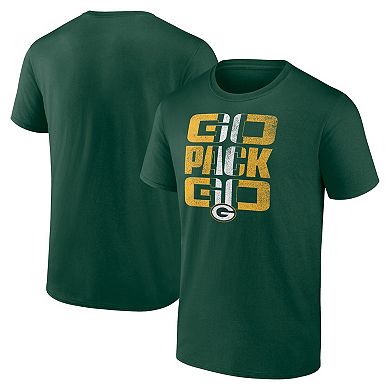 Men's Fanatics Green Green Bay Packers Hometown Offensive Drive T-Shirt