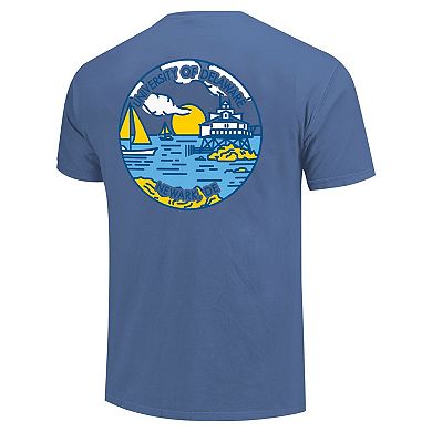 Unisex Royal Delaware Fightin' Blue Hens Scenic Comfort Colors T-Shirt