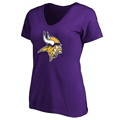 Women's Fanatics J.J. McCarthy Purple Minnesota Vikings 2024 NFL Draft First Round Pick Plus Size Name & Number T-Shirt