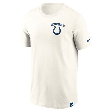 Men's Nike Cream Indianapolis Colts Blitz Essential T-Shirt