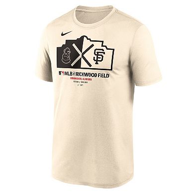 Men's Nike  Cream San Francisco Giants 2024 Rickwood Classic Legend T-Shirt