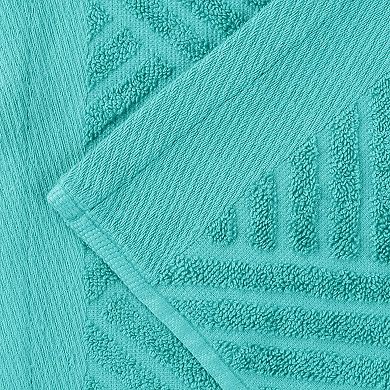 SUPERIOR 6-pc Basketweave Egyptian Cotton Towel Set