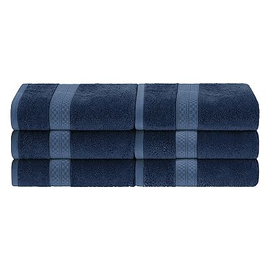 SUPERIOR Rayon from Bamboo Blend Solid 6-Piece Hand Towel Set