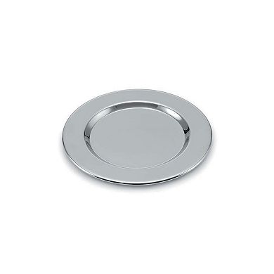 Silver Round Nickel-plated Tray - 6"