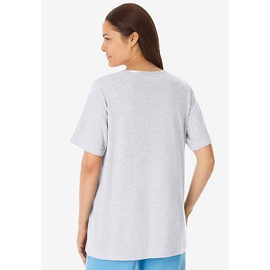 Dreams & Co. Women's Plus Size Sleep Tee