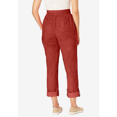 Woman Within Women's Plus Size Convertible Length Cargo Pant