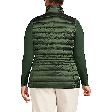 Plus Size Lands' End Wanderweight Down Vest