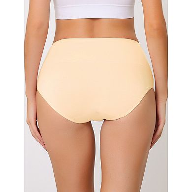 5packs Underwear For Women High Waist Shaping Tummy Control Panties Breathable Brief