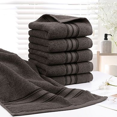 Hand Towels For Bathroom 13 X 29 Inches 100% Cotton, Oversized Cotton Guest Towels For Hotel Spa