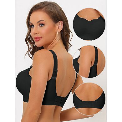 2pack Women's Wireless Full Coverage Smoothing No Show Everyday Bralette