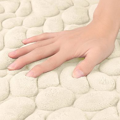 Memory Foam Bathroom Rugs Bath Carpet Bath Mat Soft Non-slip Water Absorbent 16" X 24"