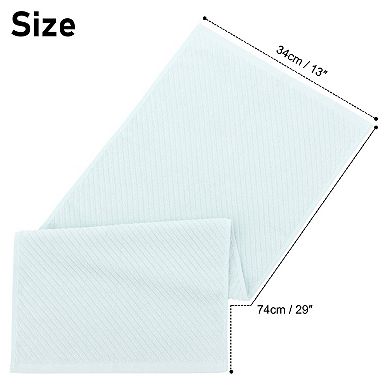 Set Of 2 Ribbed Hand Towels For Bathroom 100% Cotton Soft Feeling Fast Drying Towels Hotel Spa Towel