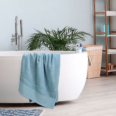 Bath Towel Set, 100% Cotton 600 Gsm Towels Absorbent Beige 6 Pcs