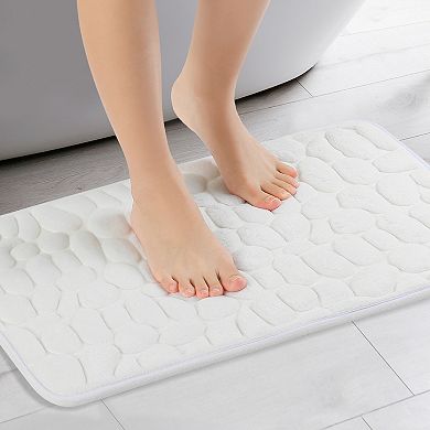 Memory Foam Bathroom Rugs Bath Carpet Bath Mat Soft Non-slip Water Absorbent Quick Dry