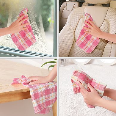 Small Kitchen Dish Cloths For Washing Cleaning Absorbent Dish Rags Drying Dish Towels