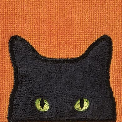 SKL Home Shadow Eyes Cat 2-Piece Hand Towel Set