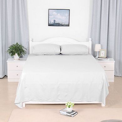 Soft Brushed Microfiber Bed Sheet Set, Large Pocket