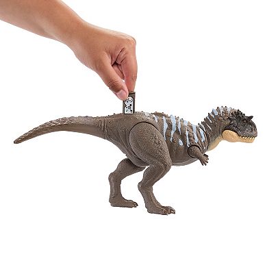 Mattel Jurassic World Wild Roar Dinosaur Ekrixinatosaurus Action Figure Toy with Sound