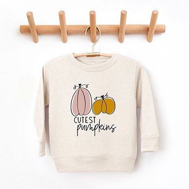 Cutest Pumpkins Toddler Graphic Sweatshirt