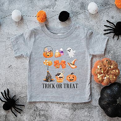 Trick Or Treat Chart Youth Short Sleeve Graphic Tee