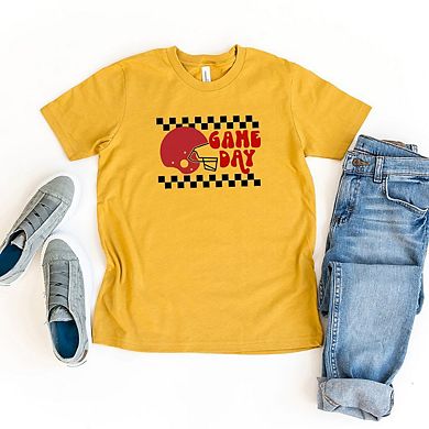 Checkered Game Day Youth Short Sleeve Graphic Tee