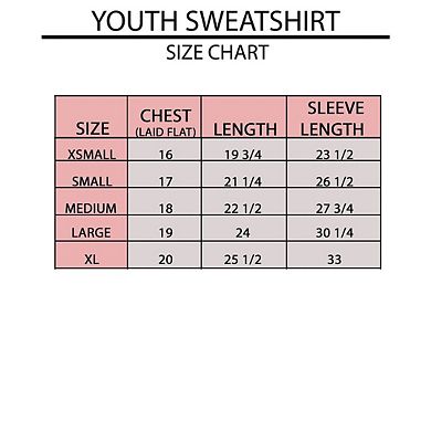 Game Day Checkered Youth Graphic Sweatshirt